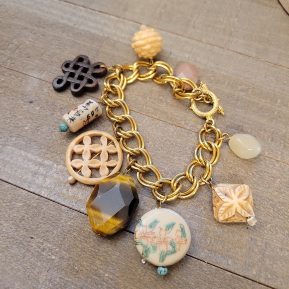 Asian Inspired Charm Bracelet | Centric Boho Chic Charmer - Picture 2 of 5